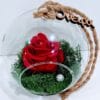 Κόκκινο Forever Rose Ecuador σε Γυάλινη Καμπάνα – Το Παντοτινό Τριαντάφυλλο Dragatakis Flowers Marousi 3