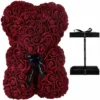 Rose Bear μπορντό 25cm