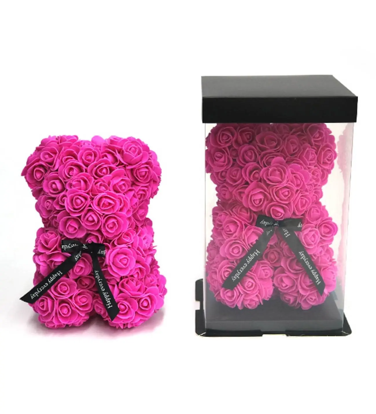 Rose Bear Φούξια 25cm Rose Bear Φούξια 25cm