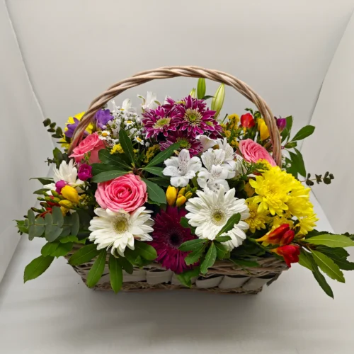 Blast of Colorful Flowers 3 Blast of Colorful Flowers in a basket 3